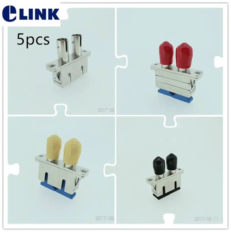 5pcs 10mtr 4 0mm fiber optic patch cord armored duplex sc sc fc fc 2 core bold cable ftth jumper sm dx 4 0mm painting machine ST-SC duplex adapter metal housing APC SM MM fiber optic connector red yellow black ftth coupler free shipping ELINK 5PCS