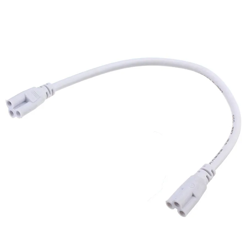T5 T8 Tube Connector Cable Wire Cord 28cm Double End Cable Wire For