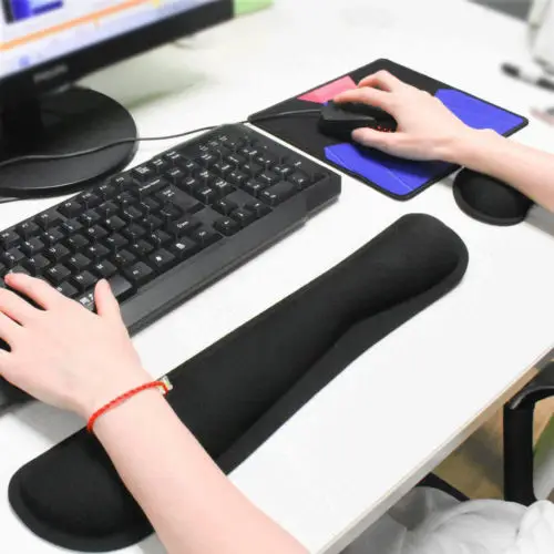 Natural Rubber Memory Foam Mats for Keyboard Wrist Rest Pad Silica Gel
