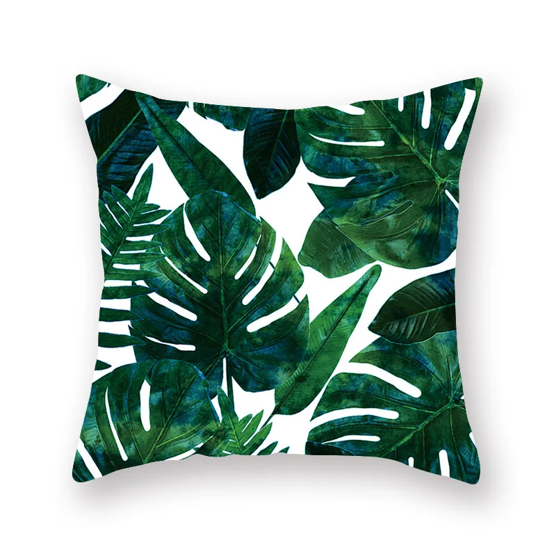Tropical Plants Palm Leaf Green Leaves Monstera Cushion Covers Hibiscus Flower Cushion Cover Decorative Beige Linen Pillow Case Tropical Plants Palm Leaf Green Leaves Monstera Cushion Covers Hibiscus Flower Cushion Cover Decorative Beige Linen Pillow Case
