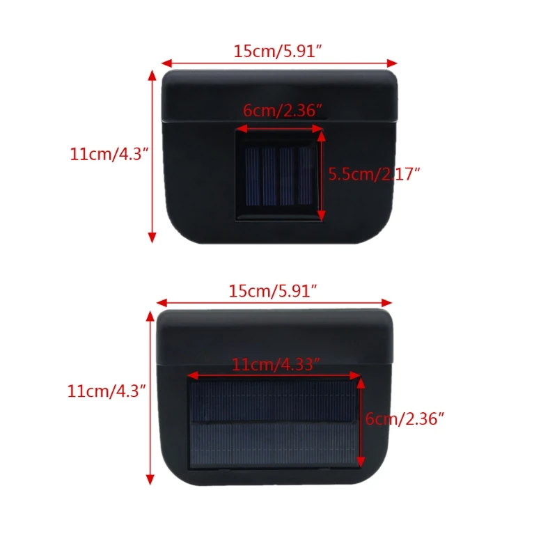 Free_on Солнечный Мощность мини Кондиционер авто Air Vent холодный вентилятор Портативный Кондиционер
