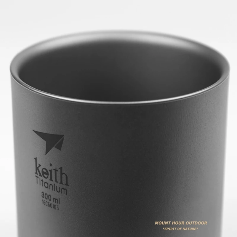 Keith titanio puro vacío tazas de té doble pared de agua tazas al aire libre Camping Picnic vajilla utensilios con titanio tapa Keith titanio puro vacío tazas de té doble pared de agua tazas al aire libre Camping Picnic vajilla utensilios con titanio tapa