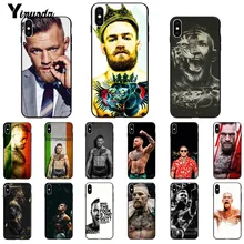 Yinuoda Conor McGregor ирландский боец фото мягкий чехол для телефона для iPhone X XS MAX 6 6S 7 7plus 8 8Plus 5 5S XR 11 11pro 11promax