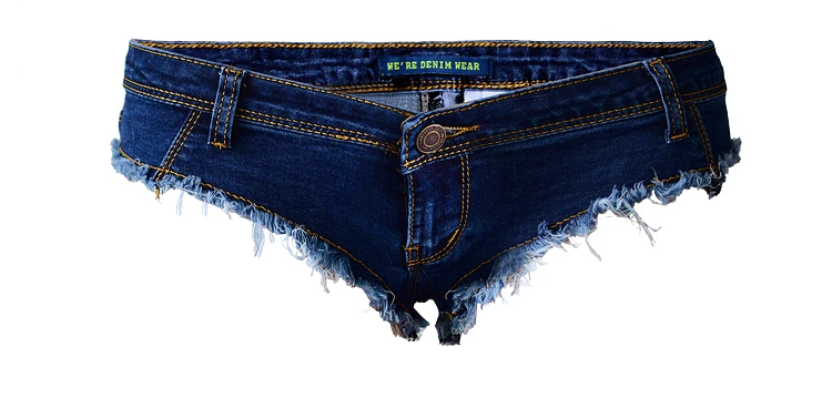 Summer Sexy Low Waist Denim Women Jeans Skinny Elastic Mini Short Pants Hot Butt Tight Exposed Night Club Women Blue Pants Jeans (21)