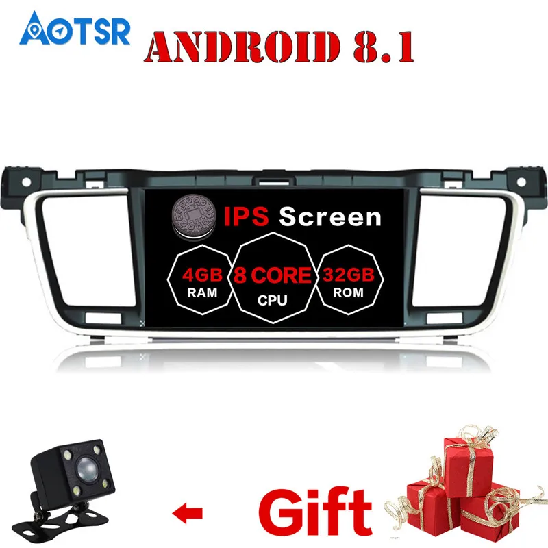 Cheap Android 8 Car CD DVD Player 2 din radio For FORD FOCUS C-MAX FIESTA FUSION GALAXY TRANSIT KUGA car GPS navigation multimedia Pad 10