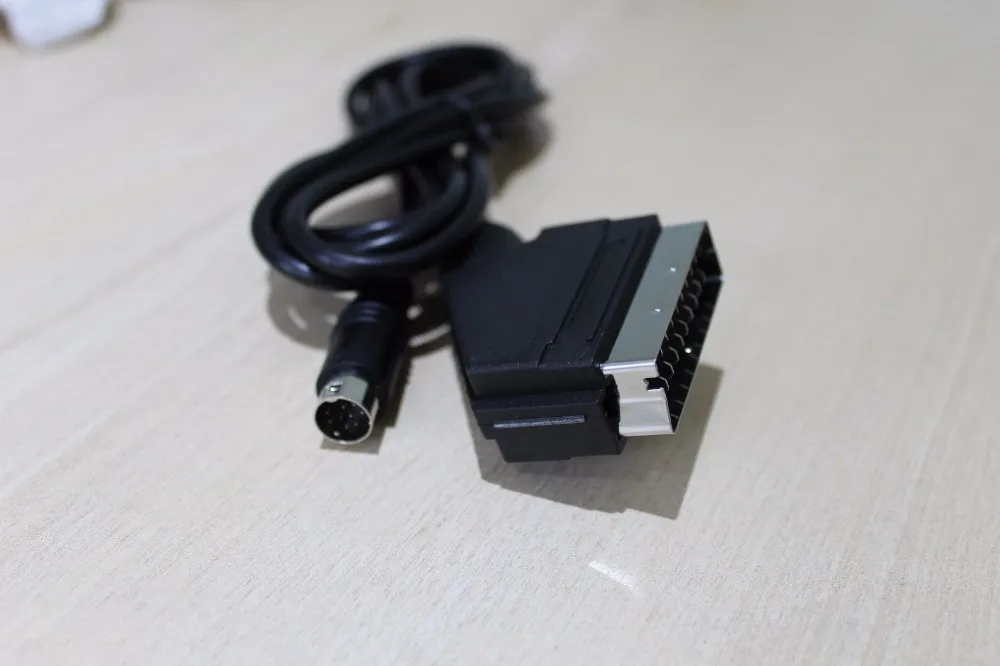 Новый для Sega Saturn консоли полный rgb scart ТВ кабель|lead cable|rgb cablescart cable |