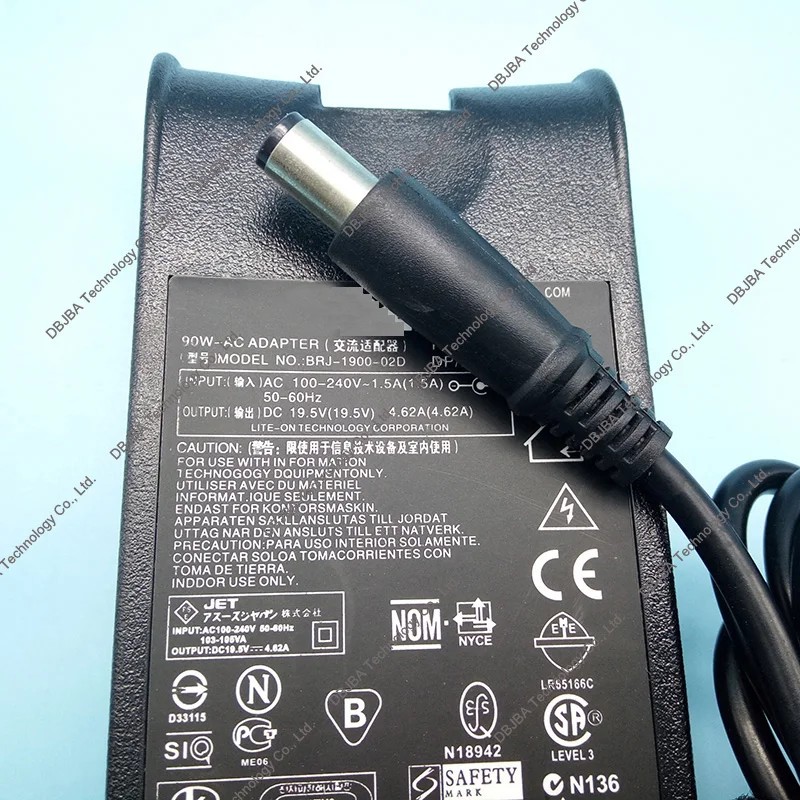 Одежда высшего качества подзарядка для Dell Inspiron M101 M101ZD M101ZR M101C M102z-1122 M102ZD M1050 M5030D M501D серии 19,5 V 4.62A 90 W