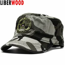 LIBERWOOD США Marshal Eagle хлопковая Плоская верхняя тактическая шляпа с вышивкой США Marshal камуфляжная кепка мужские армейские шапки