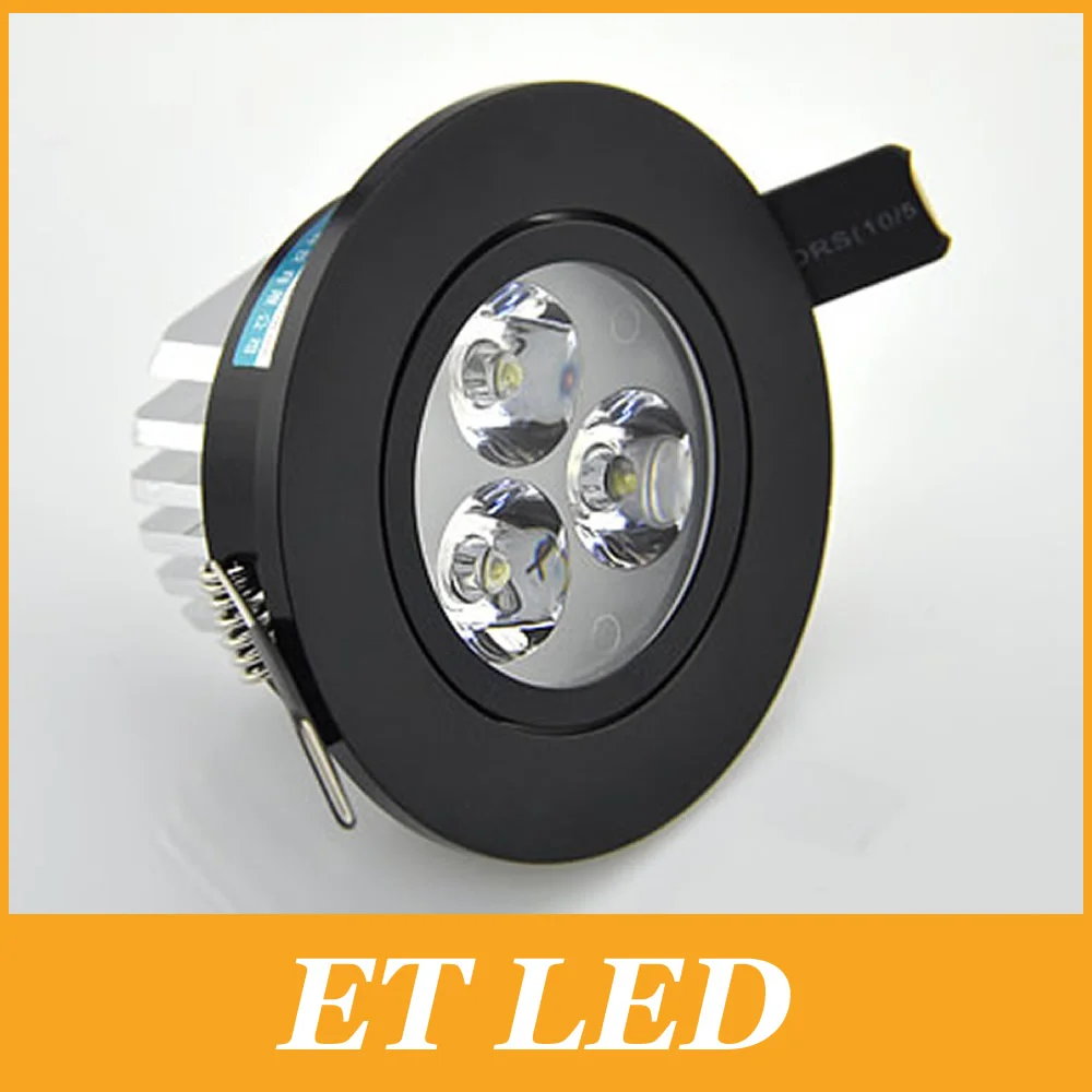 Recessed LED Downlight 9W Dimmable Ceiling lamp AC85 265V White/Warm