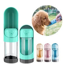 Портативный ПЭТ-бутылка для воды для собак для маленьких и крупных собак игрушка для домашних животных для путешествий щенок Поильник напольный диспенсер для воды для домашних животных устройство для кормления собак
