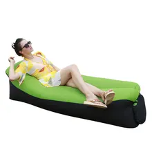 Canapé gonflable à Air, sac de couchage, mobilier d'extérieur de jardin, chaise longue de plage, pliable rapidement