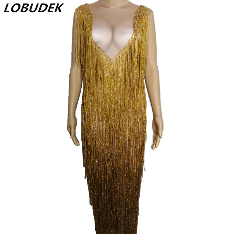 gold party clothes