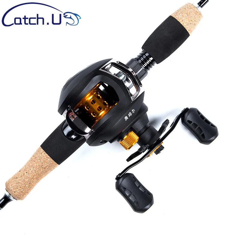 Catch.U 1.8M Fishing Rod Carbon Spinning Rods UL Lure Casting Rod Ultra Light Power Soft Fishing Rod Carp Line 2-5lb Wt 0.8-5g