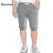 ISurvivor мужские летние спортивные шаровары до колена, спортивные шорты, мужские повседневные модные облегающие шорты большого размера