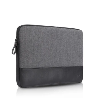 

Laptop Sleeve Bag Woolen+Genuine Leather Notebook Computer Handbag Case Cover for 12.2 Inch Teclast X1 Pro bag