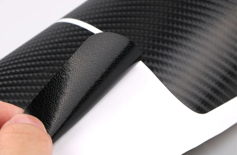 3D Car Sticker Door Sill Protector Car Styling Carbon Fiber Door Plate Scuff Protection Auto Accessories Door Step Scratch Cove 32