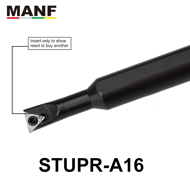 MANF токарный станок с ЧПУ 8 мм S08K-STUCR09-A16 резательный стержень маленькое отверстие