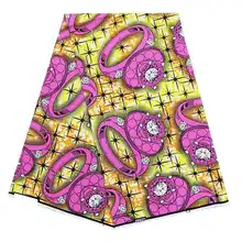 Африканская восковая ткань настоящий мягкий хлопок 6 ярдов/шт Гарантия Голландский Настоящий Воск для лоскутного шитья