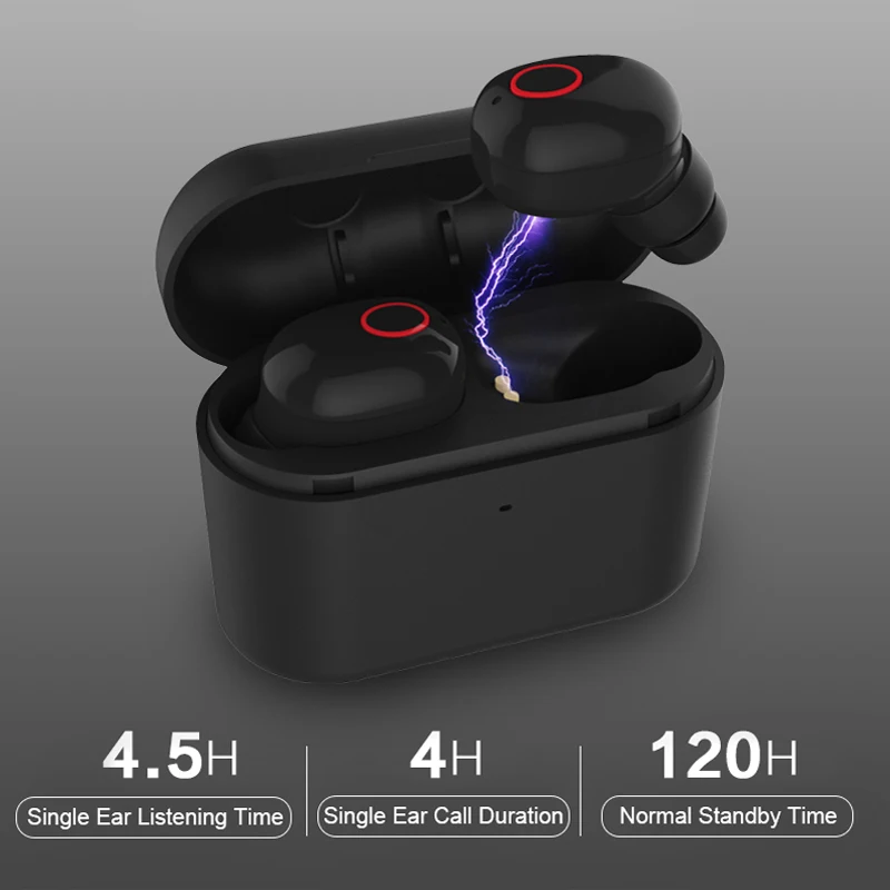M J F12 Bluetooth Earphone with Mic True Wireless Stereo Earbuds with Charging Box Power Bank Mini Earpiece for iPhone Samsung