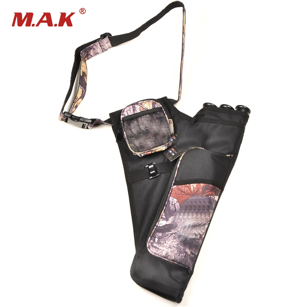 1pc Camo Color Three Tube Arrow Quiver Bag Quiver Arrow Bag For Hunter