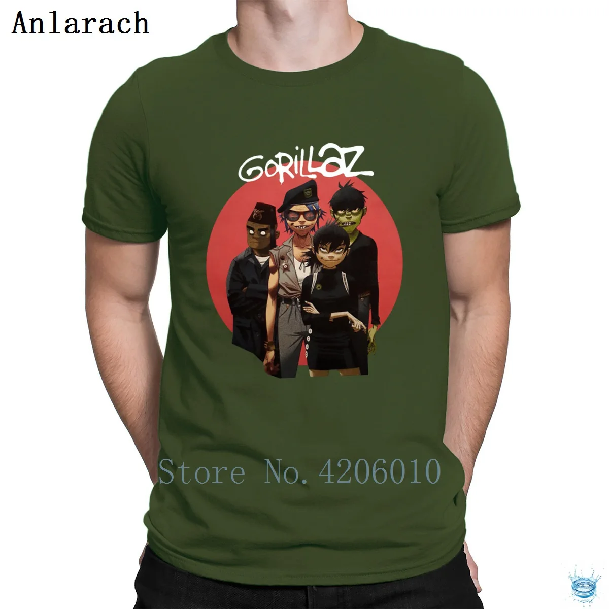 Gorillaz Humanz футболки Clever 2018 для отдыха уличная футболка Для мужчин евро Размеры Юмор