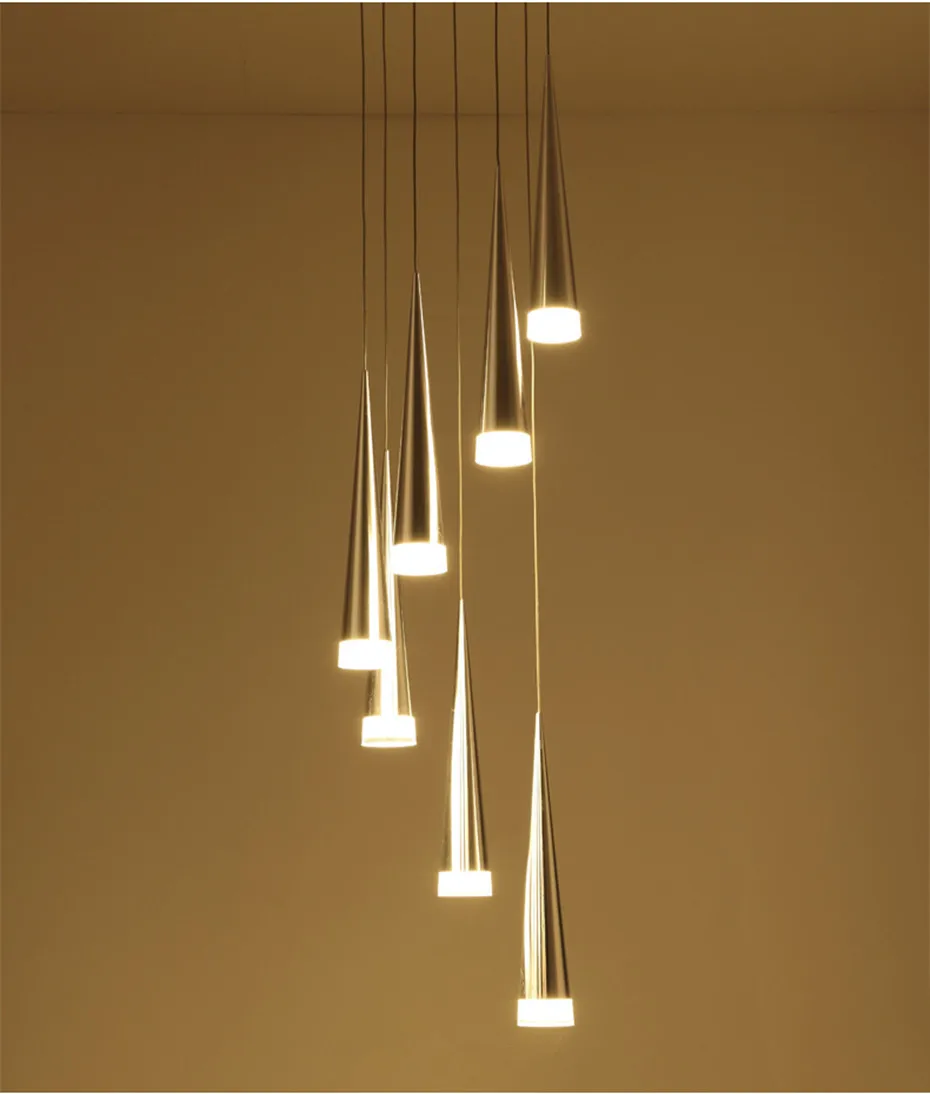 Novidade Luzes Led Luminária Pode Ser Escurecido Cozinha Ilha Loja Balcão de Bar Decoração da Sala de Jantar Pingente Luzes do Tubo do Cilindro 13 Cheap Luzes de pendentes