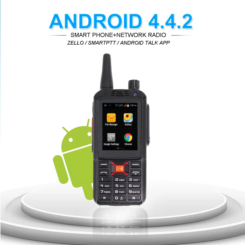  3G Android Walkie Talkie F22 Plus Poc network Phone Radio Intercom Rugged Smart phone Zello REAL PT - 32818934223