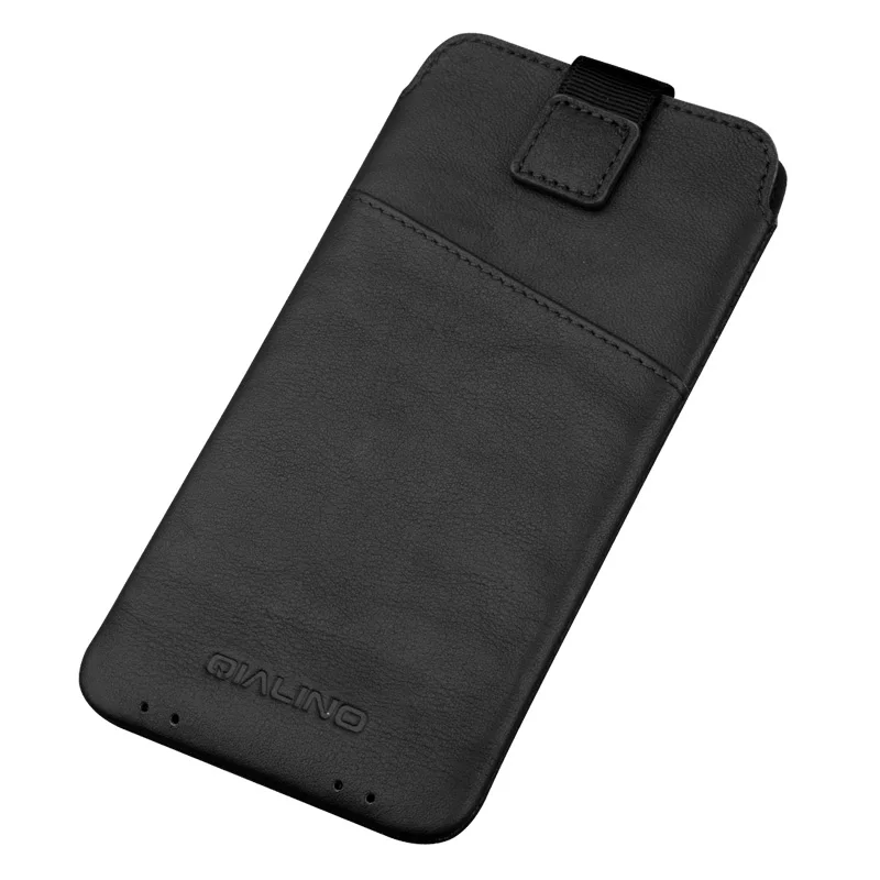 Роскошный кошелек QIALINO из натуральной кожи сумки для телефона чехол Samsung S8 Plus +