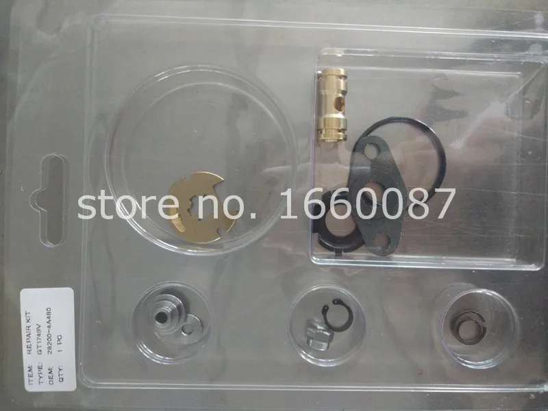 

BV43 GT1749V 28200-4A480 53039880145 53039880127 Turbo turbocharger kit repair kit Ffor HhYUNDAI H-1 Grand Starex D4CB