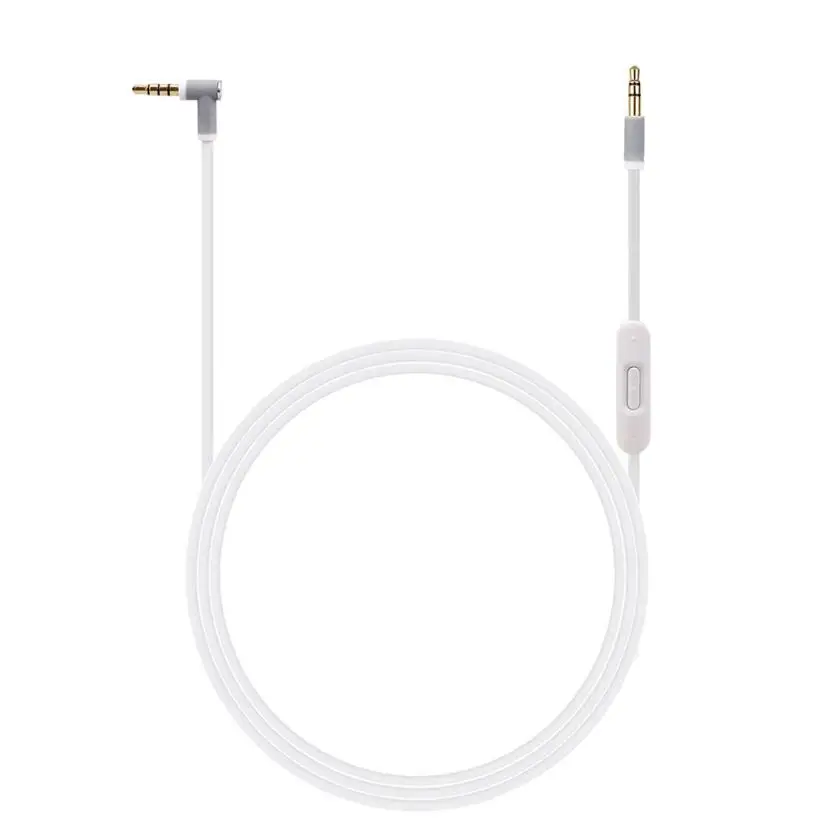 

3.5mm Replacement Audio Cable Cord Wire w/Mic for Headset by Dr Dre Headphones Z1113 DROPSHIP