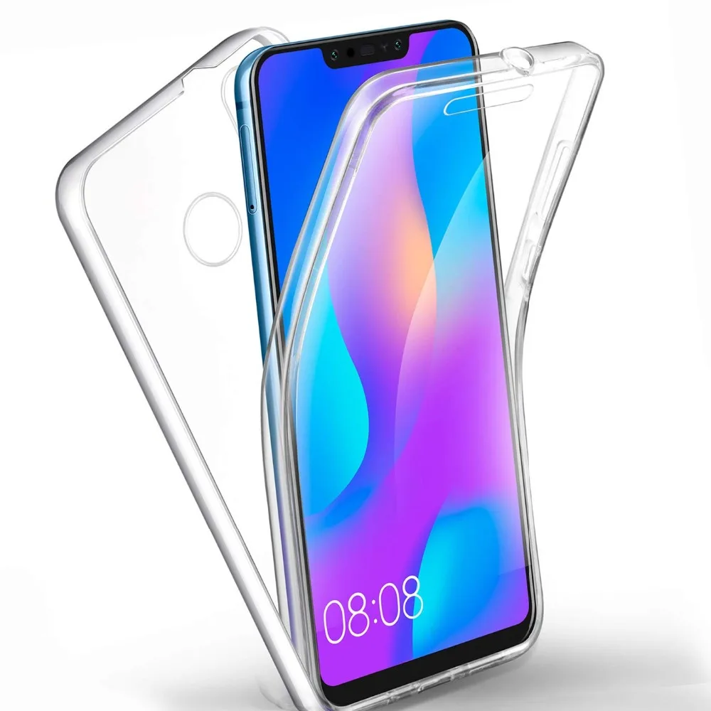 Роскошный 360 Полный чехол на Huawei P40 P30 P20 Lite Mate 30 20 10 Pro P Smart Z Plus Прозрачный Защитный