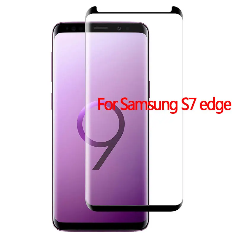 Изогнутое закаленное стекло Suntaiho для samsung Galaxy A50 s8 S9 S10 S10 plus S7 edge Защитная пленка для samsung Note 8 9 S10E - Цвет: For Samsung S7 edge