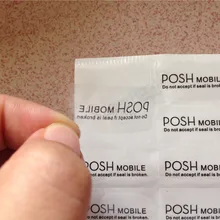 500 шт прозрачные наклейки пломбы для одежды косметическая крышка этикетка анти поддельные тамперные самоклеющиеся бирки