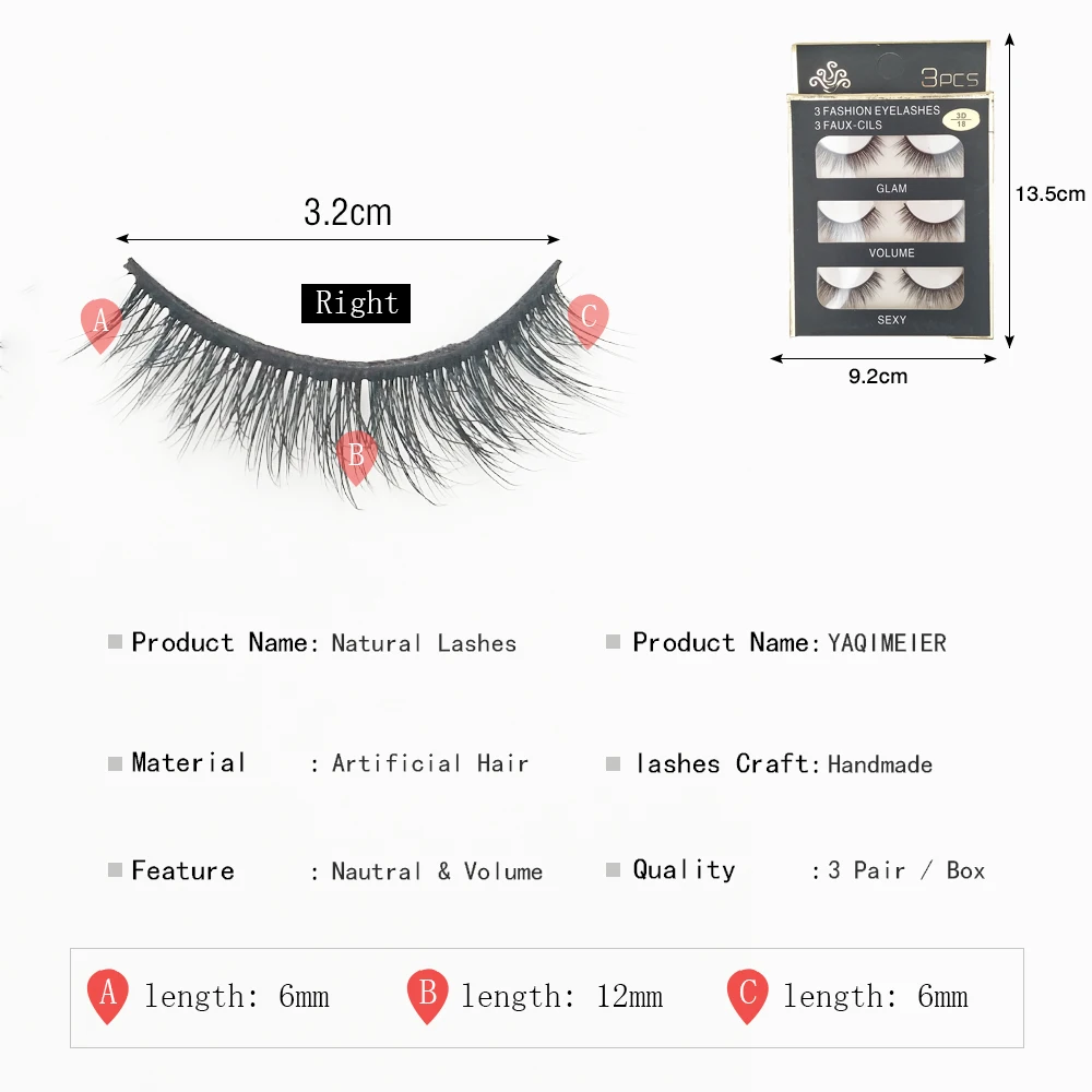 LF3D18 natural lashes  (7)