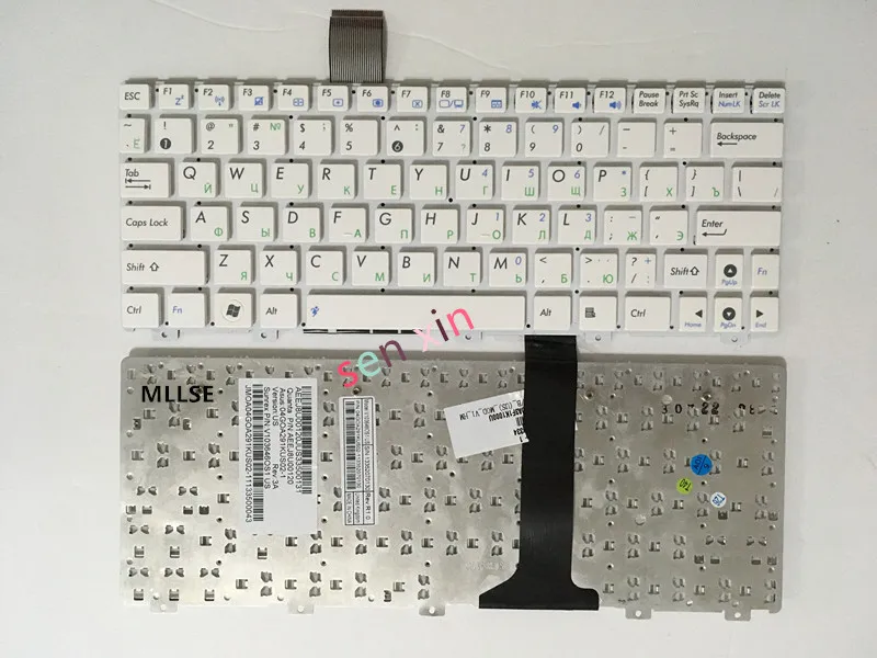 Новая русская/английская клавиатура Eee PC 1015PX 1025 1025C 1015P 1015PE 1015B X101H X101CH 1015BX 1015CX 1011PX