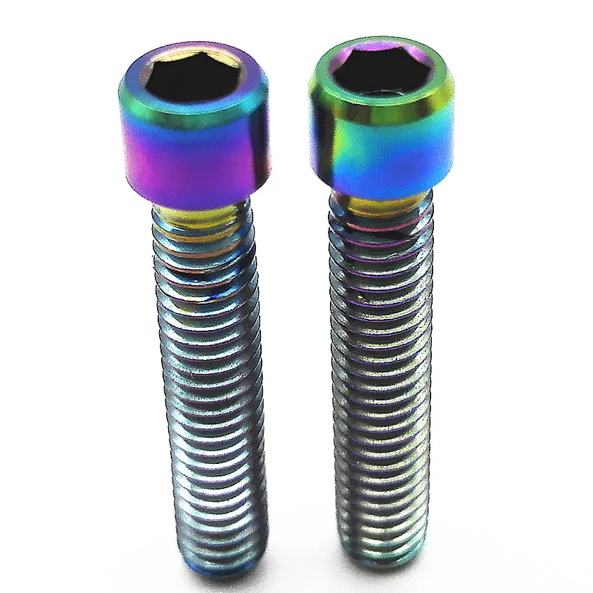 

Titanium Bolt for SHIMANO XTR Thumb Shifter M4 x10 13.5 15 20mm H/L Adjust Column Head Allen 4/6/12pcs Ti Screw Ti Fastener