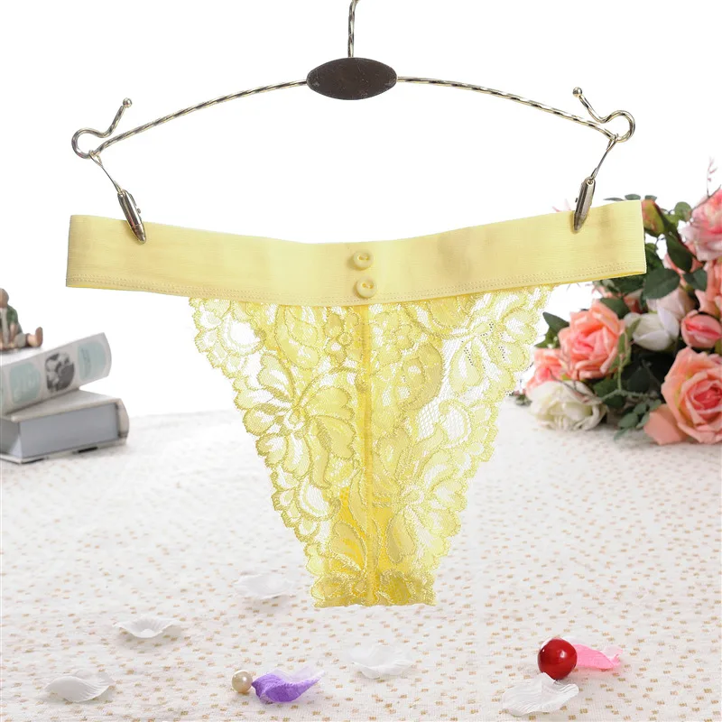 Transparent Underwear Women Plus Size Sexy Lingerie Thongs and G String Lace Panties T-back Seamless String G-string Underpants (8)