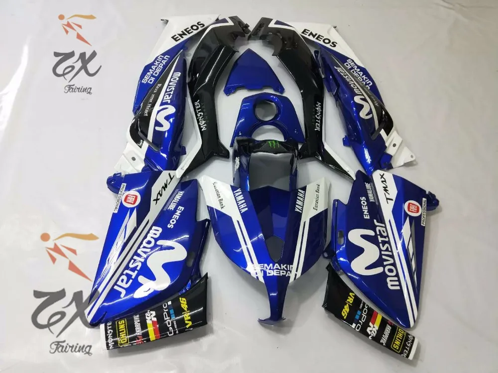 

for Motorcycle ABS Plastic Injection Fairing Kit Bodywork Bolts for Yamaha Tmax 530 2012-2014 good quality 120