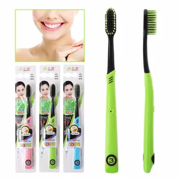 

1pc Nano Adult bamboo Charcoal Tooth brush Take Good Care of Your Tooth Oral
