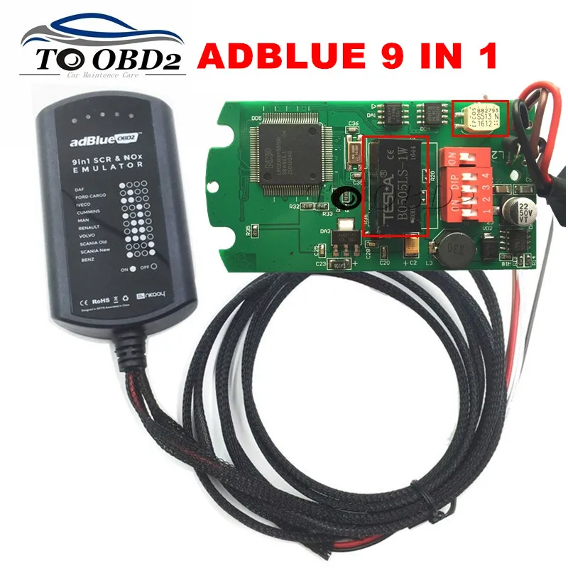 Prix pour 2017 Nouveautés Adblue 9 EN 1 Pas Besoin Logiciel Plug & Utilisation Adblue Émulateur SCR et NOX Fonctionne 9 Camions Ad Bleu Soutient EURO 4 et 5 Prix pour 2017 Nouveautés Adblue 9 EN 1 Pas Besoin Logiciel Plug & Utilisation Adblue Émulateur SCR et NOX Fonctionne 9 Camions Ad Bleu Soutient EURO 4 et 5