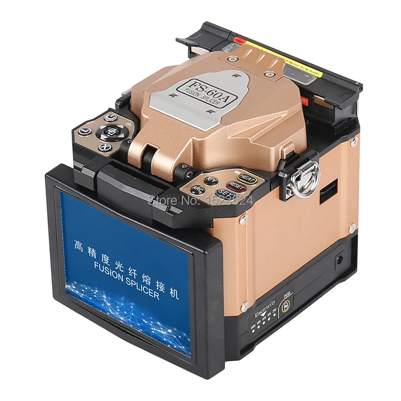 

FS-60A Gold Automatic Fusion Splicer Machine Fiber Optic Fusion Splicer Fiber Optic Splicing Machine