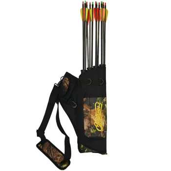 

1pc Camo Archery Shooting Arrow Quiver Recurve bow Arrow quivers Can waist and Shoulder