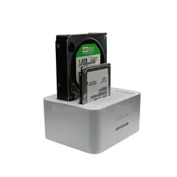 Hdd корпус коробка док-станция 2 bay max ТБ/bay для sata I SATA II SATA III 2,5 ''3,5'' жесткий диск USB 3,0 hdd корпус