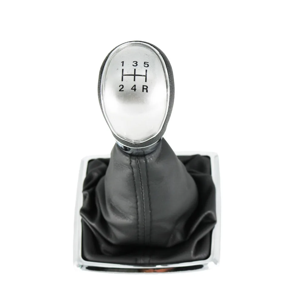 5 Speed Manual Gear Shift Knob With Boot For Ford Focus 2 2005 2006