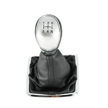 

5 Speed Manual Gear Shift Knob With Boot For Ford Focus 2 2005 2006 2007 2008 2009 2010 2011 Kuga Fiesta