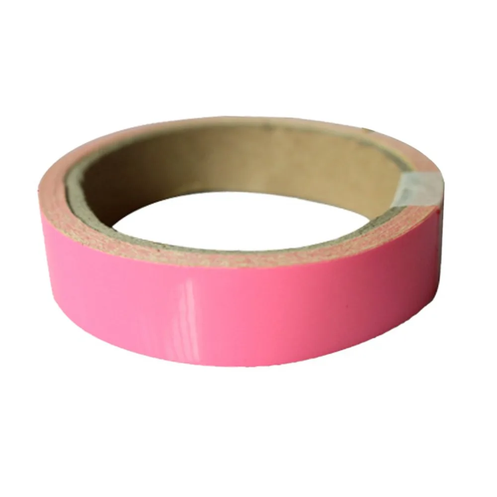 Orange& red Glow Tape Safety Sticker Removable Luminous Tape Fluorescent Self-adhesive Noctilucent Night Warning Tape