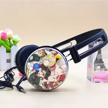 

Custom YURI!!! on ICE Victor Nikiforov Plisetsky Cosplay Anime Headphone Adjustable Headphones Gaming Headset Stereo Headphones