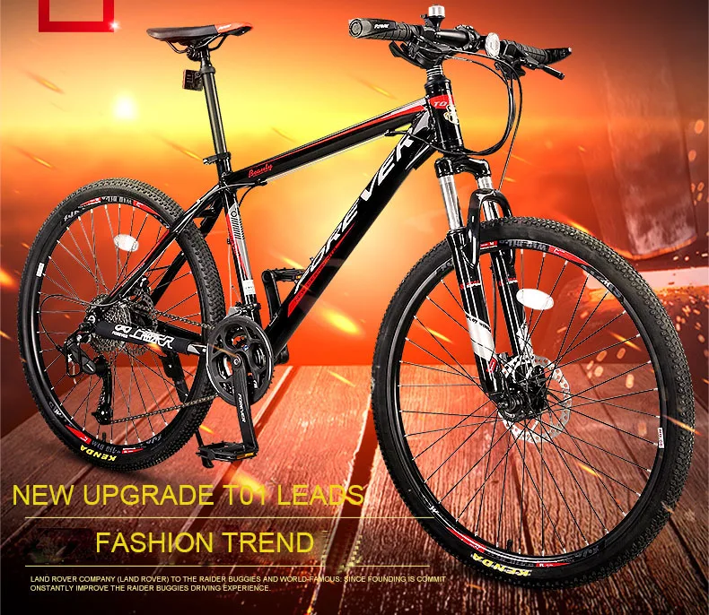 Perfect Mountain Bike Male Students High Carbon Steel Frame Double Disc Brake 24 Speed 26 Inch Wire Disc For Teenagers Variable 0