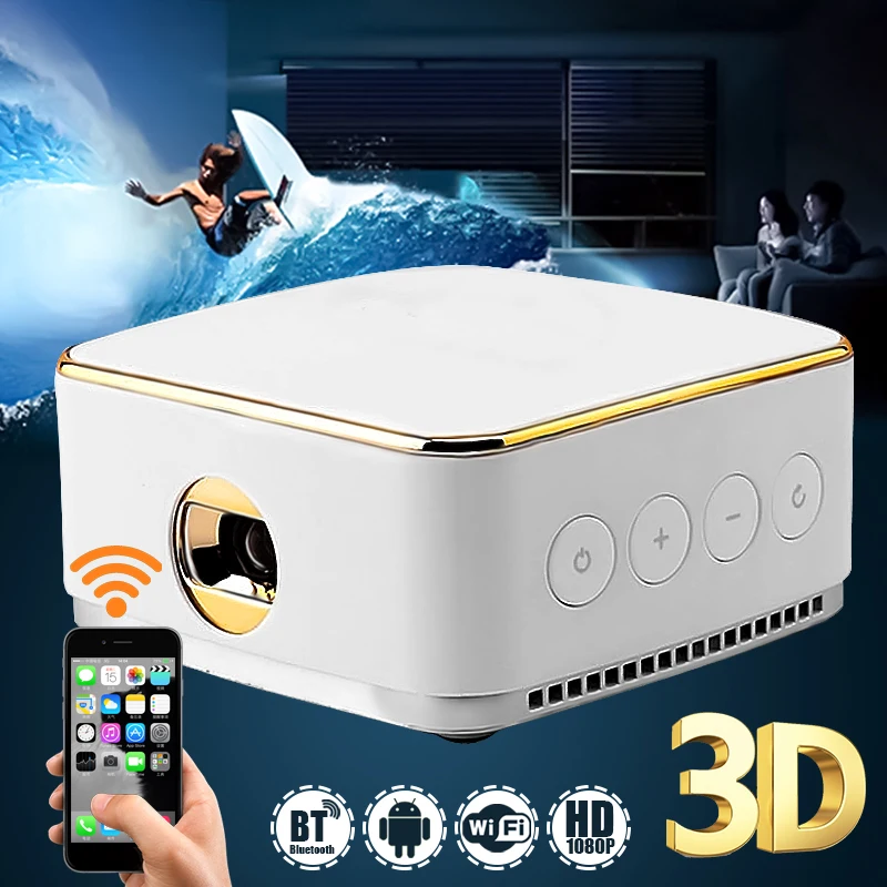 

DLP DL-S8 DLP LED Wifi Portable Office Home Cinema projector For Home TV