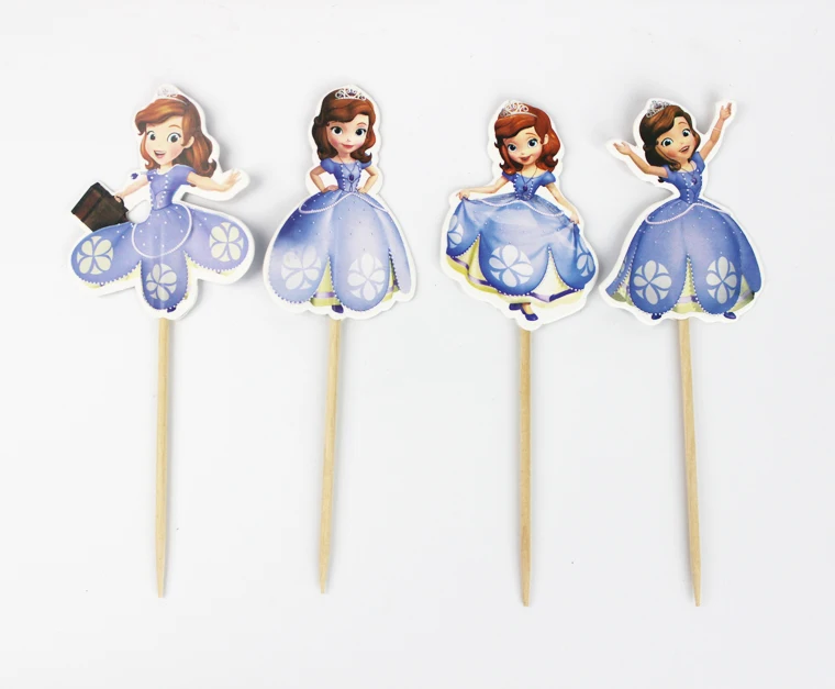 Princess Sofia Cupcake Toppers